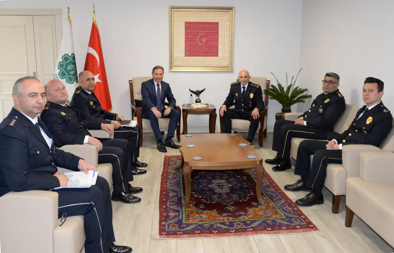 Emniyet Müdürü Yüksek Başkan Karabacak'ı ziyaret etti