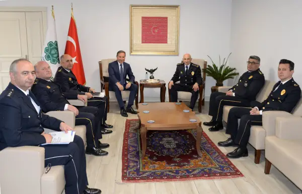 Emniyet Müdürü Yüksek Başkan Karabacak'ı ziyaret etti