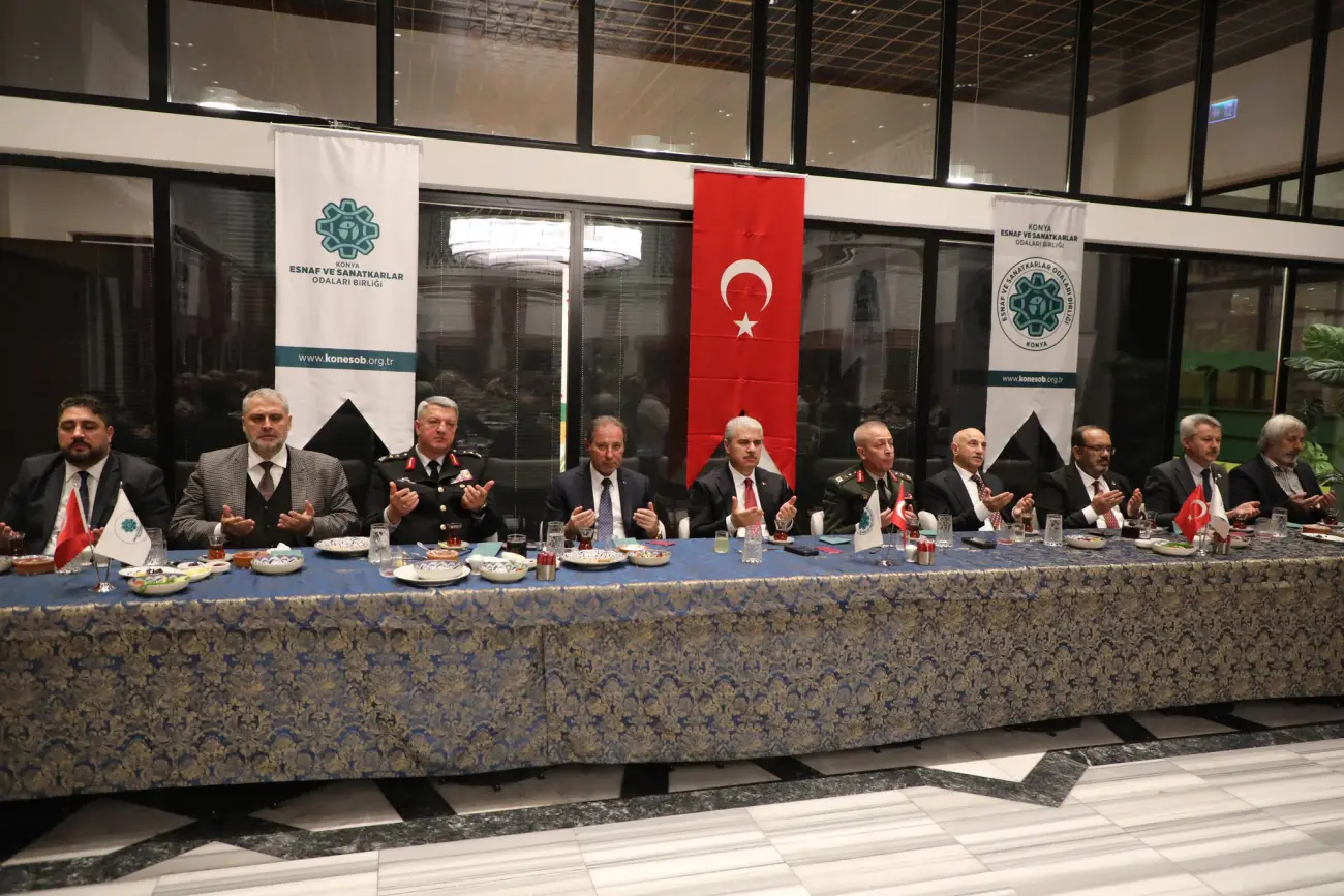 Konya Protokolü KONESOB İftarında Biraraya geldi